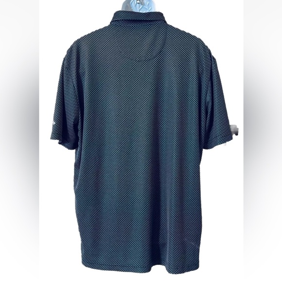 Callaway Mens XL Chevron Print Polo Shirt Opti Dri Golf Swing Tech Performance - Picture 4 of 11